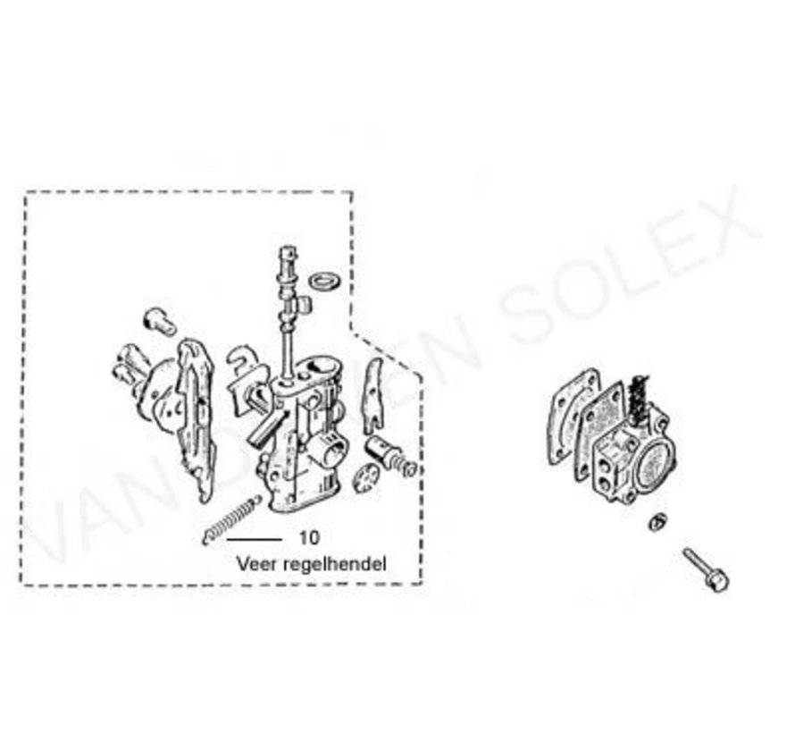 10. Regulating lever spring