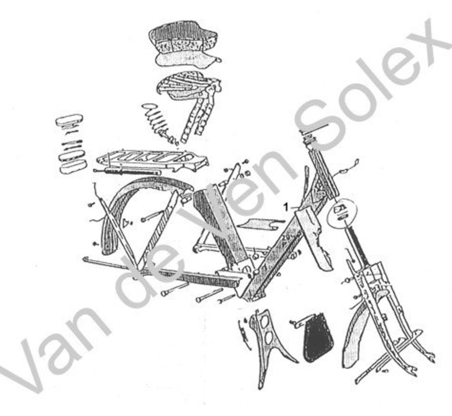 44. Sechskantschraube Sattel M8x1-13