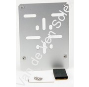 Registration plate holder (vertical) . Suitable for Belgium and Germany.