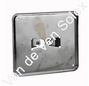 Support de plaque d'immatriculation chromé (horizontal)