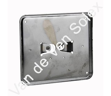 Number plate holder chrome (horizontal)