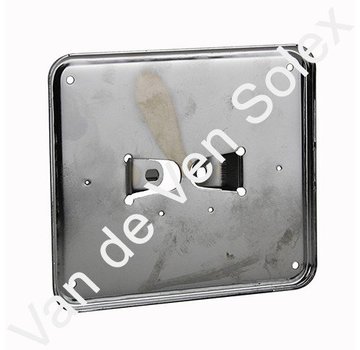 Number plate holder chrome (horizontal)