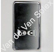 Kentekenplaathouder  chroom (staand)