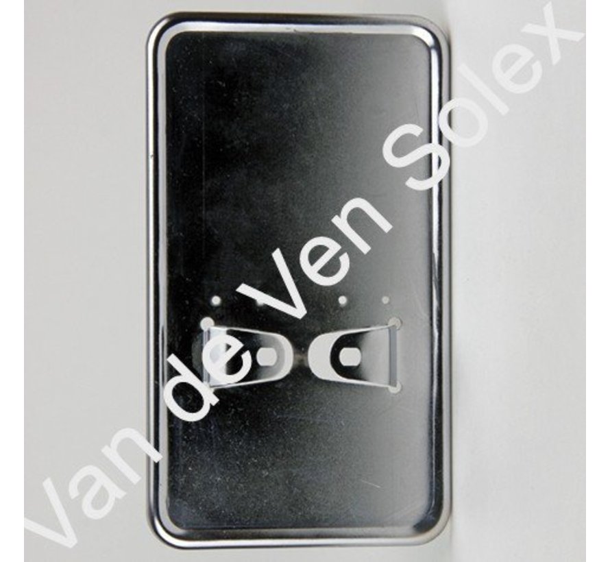 License plate holder chrome (vertical)