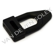 08. Pieza de sujeción de goma para tapa de volante negro