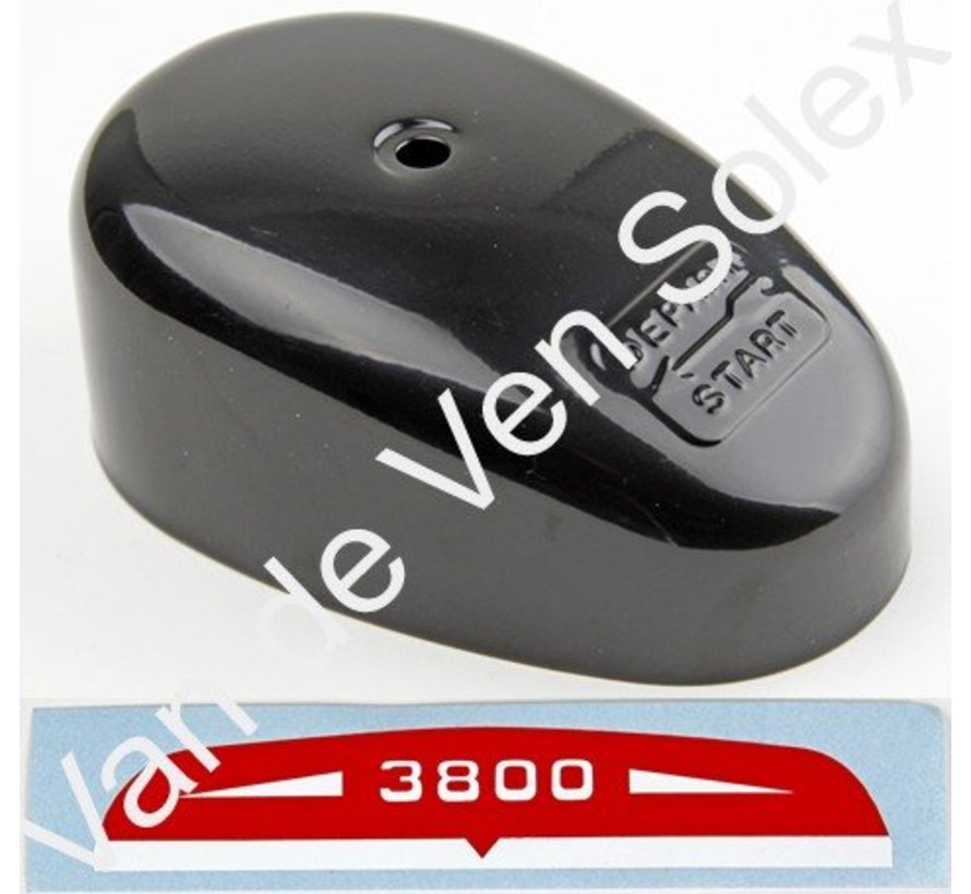 01. Couvercle de filtre à air noir