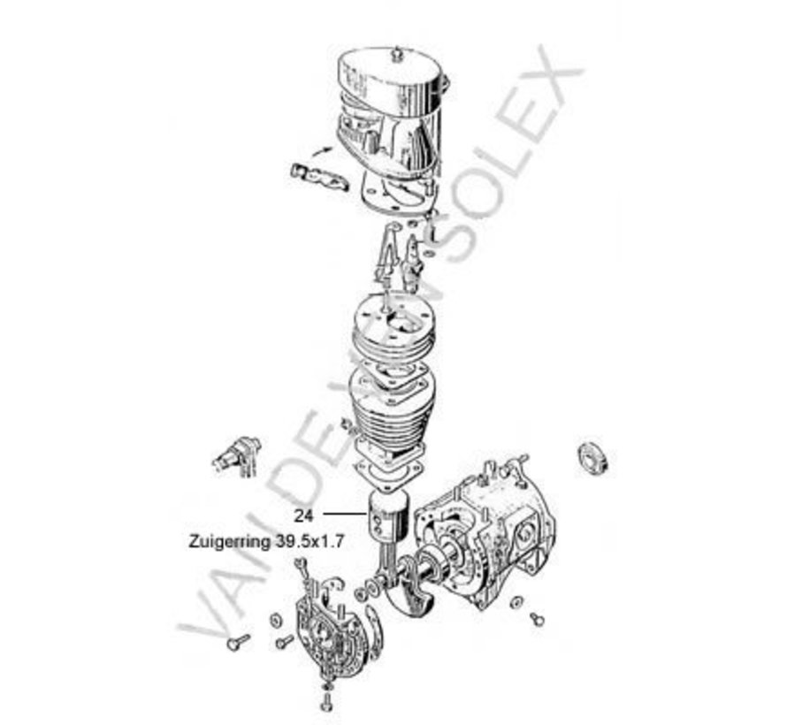 32. Vis de liaison M6x30 Carter