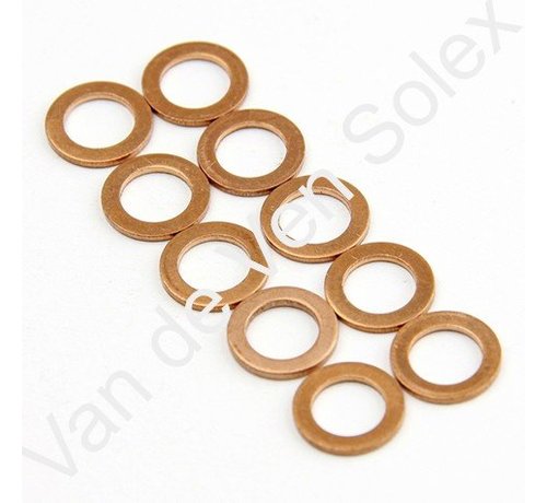 33. Revet M6x20 koper per 10 stuks Solex