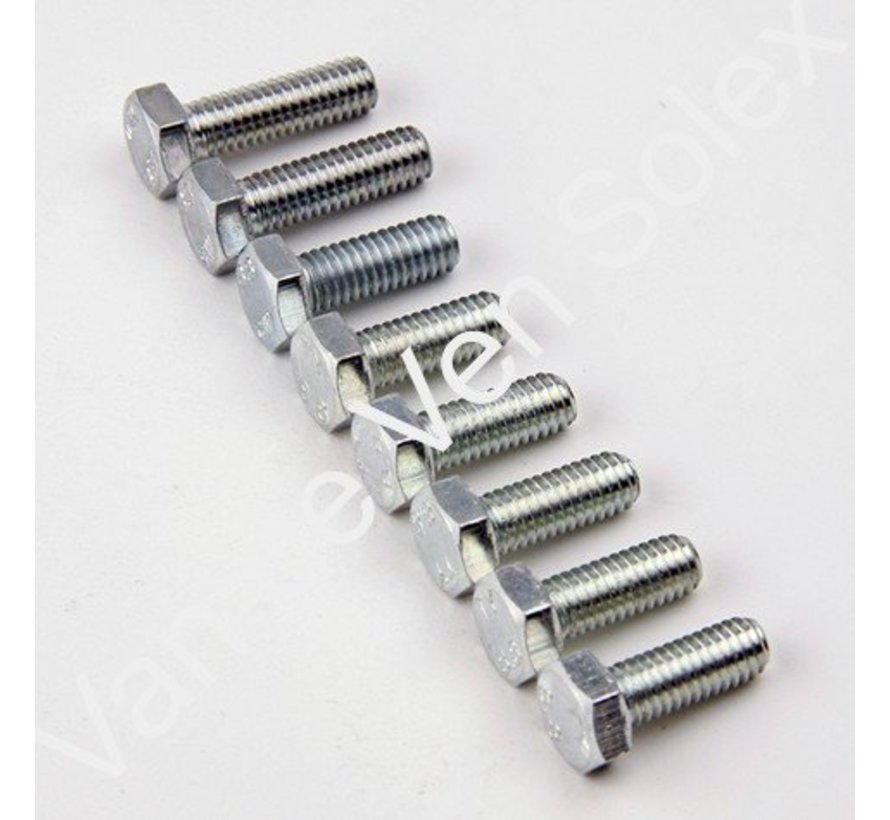 34. Zeskanttapbout 6xM6x16 en 2xM6x20 carterdeksel