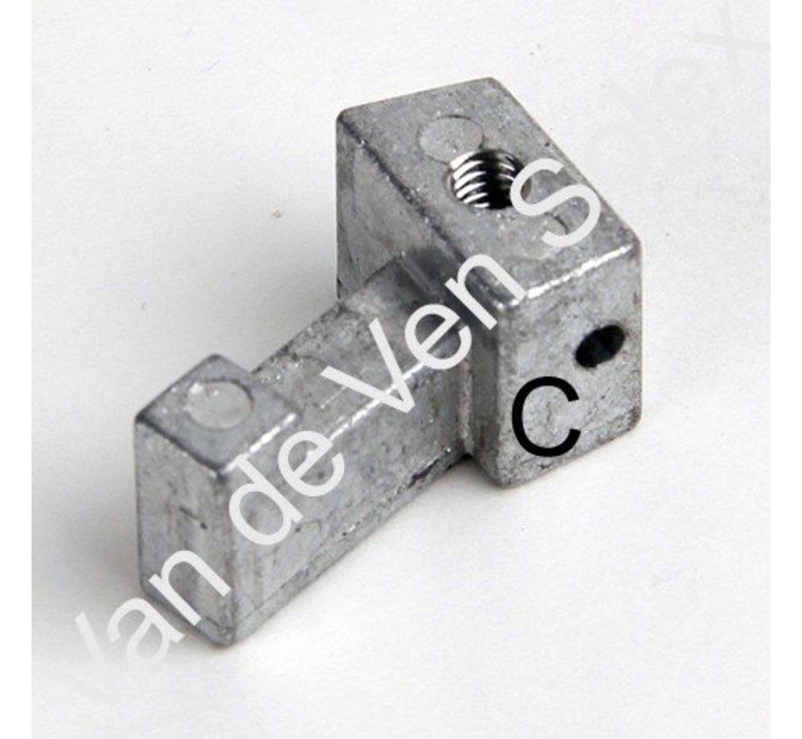 08. Peça deslizante do acelerador manual modelo C Húngaro