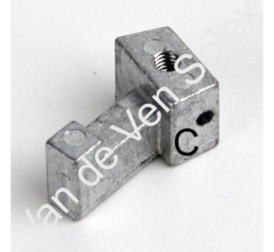 08. Schuifdeel handgas  model C Hongaarse