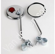 17. Mirror with binder  height 190 mm. Reflector on the back