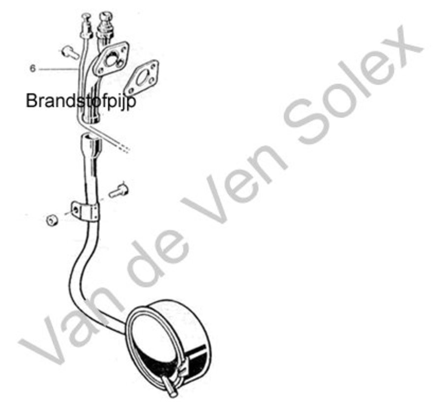 06. Seal gasoline pipe carburettor
