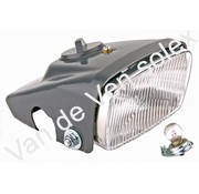 01. Koplamp compleet met fitting en lampje voor Solex 5000