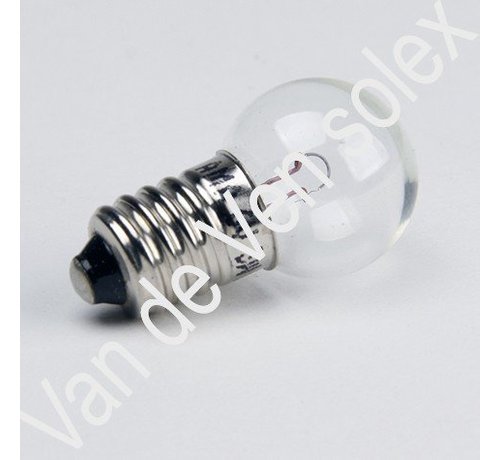 03. Ampoule 6V-3W culot à vis gros globe