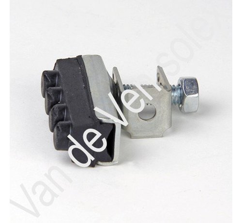 12. Bremsbelag Solex komplett mit Halter