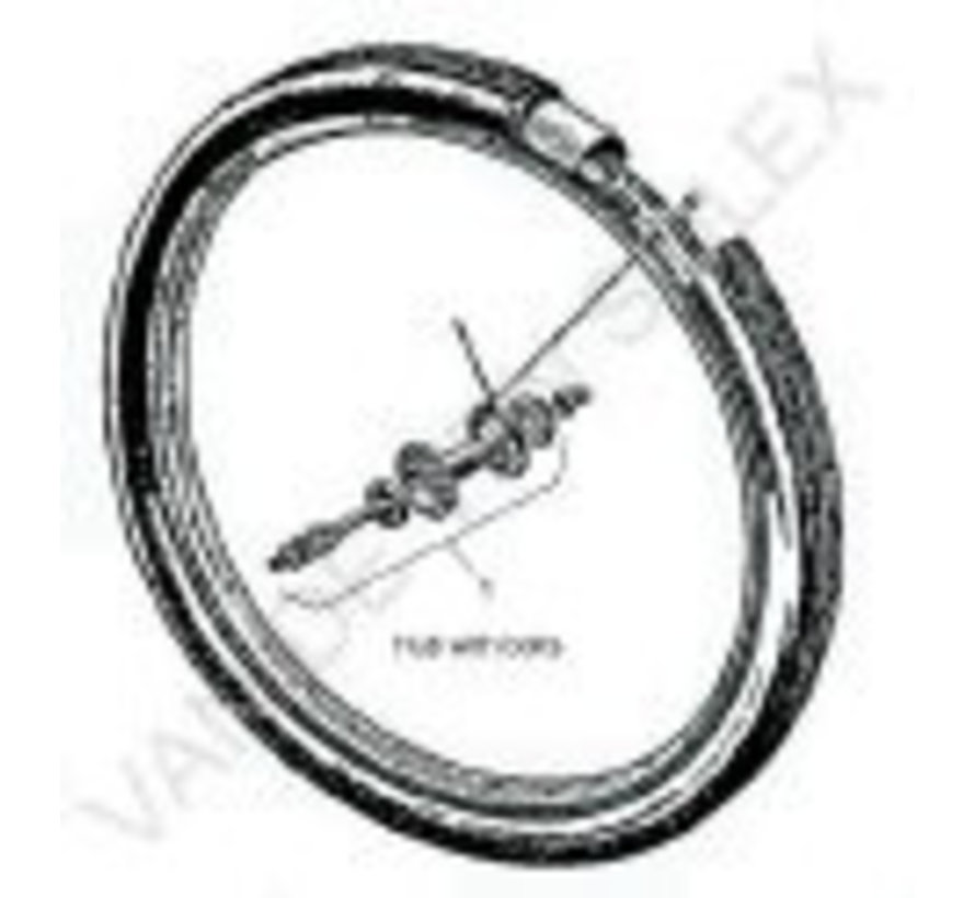 01. As van de naaf met Moeren 3/8x178 Type 3800-5000-2200-1700