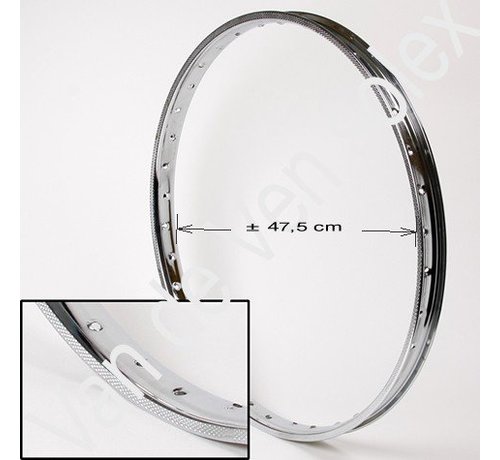 07. Velg 2x19 Frans-duitse Solex 3800-2200-1700-1400, 28 spaaks