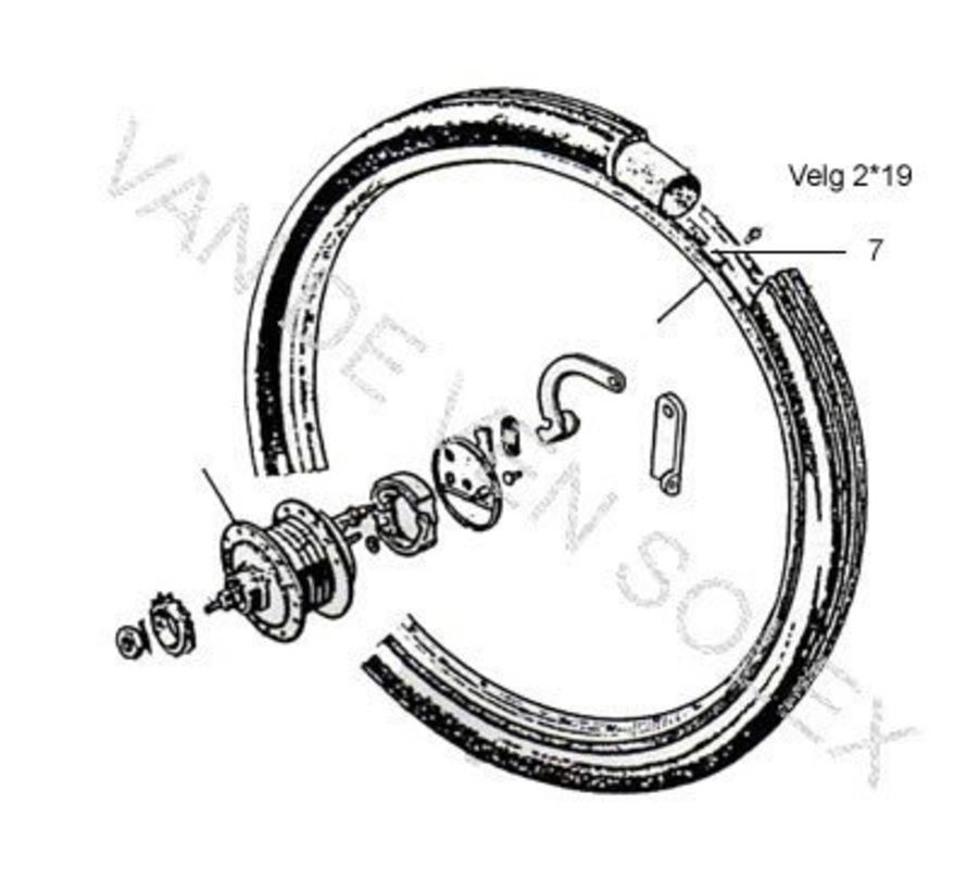 07. Jante 24" Modèle français 36 rayons