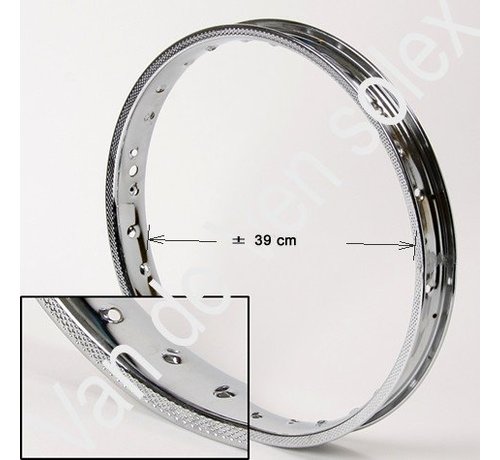 07. Rim 2-12 / 16 x 2 Type 5000 NL, 28 spokes, doped