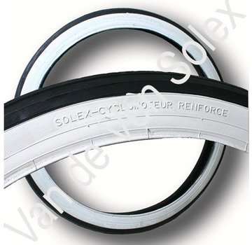 09. Reifen 1¾ - 19 Zoll schwarz/weiß - Set 2 Stück