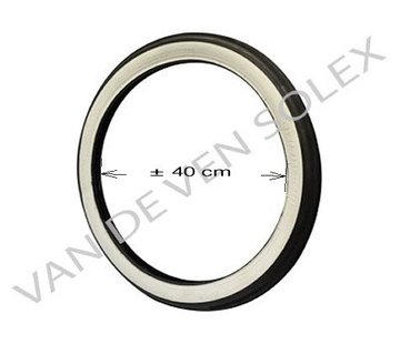 09. Buitenband 2-16 Duits - Frans 5000 zwart/Creme