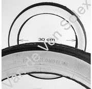 09. Buitenband 2 -12 / 16x2 / 20B Type 5000 NL zwart-wit