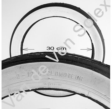 09. Outer tyre 2 -12 / 16x2 / 20B Type 5000 NL black-white