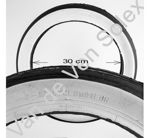 09. Outer tyre 2 -12 / 16x2 / 20B Type 5000 NL black-white