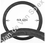 09. Buitenband 24 x 1½ x 1¾ (600 x 45B) Type YY zwart