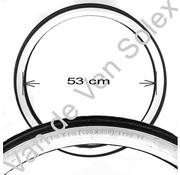 09. Tyre  24 x 1 1/2 x 1 3/4 (600x45B) Type YY black/Cream