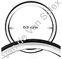 09. Outer tyre S24 x 1½ x 1¾ (600 x 45B) Type YY black Cream