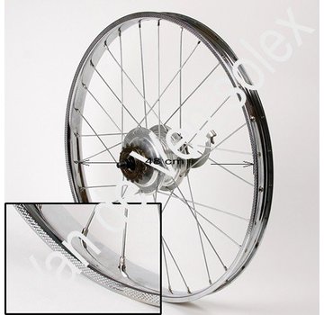 10. Rear wheel without tyre and inner Hungarian-French-German