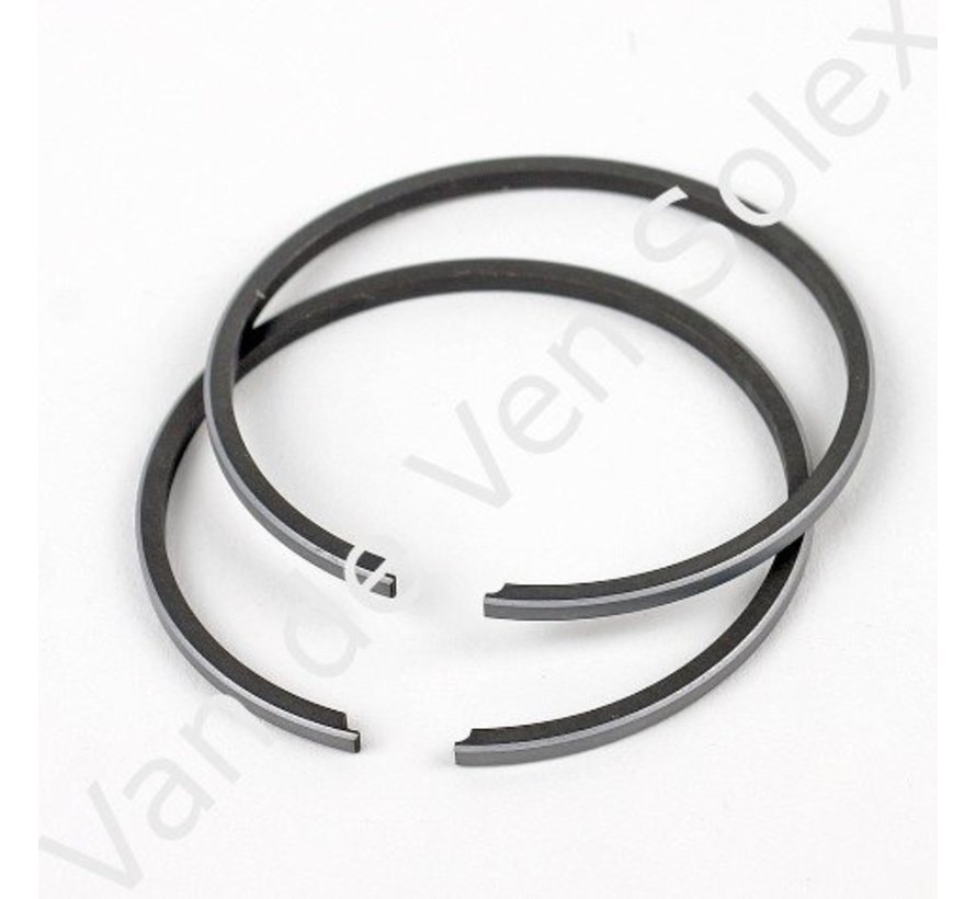 24. Piston rings race cylinder solex 39,50 mm, set 2 pieces