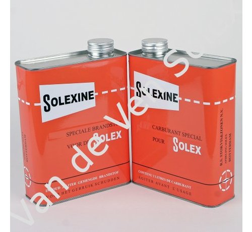 01. Bidon de carburant de réserve rouge avec texte NL et FR