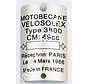 Type plaatje motobecane  3800