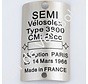 Typenschild 3800 Semi