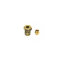 Inlet connector M8x1 with compression fitting for fuel line