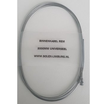 04. Decompressie voorrem binnenkabel zwart lengte 1250 mm