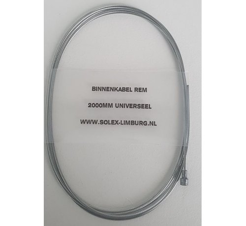 04. Decompression front brake inner cable solex black length 1250 mm