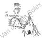 47. Sechskant-Stiftschraube M6 x25 für Solex