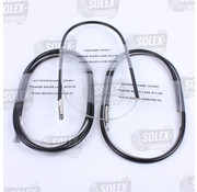 01. Cable set French Solex low handlebar black