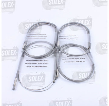 01. Kabel Satz französisches  hohe Lenker Grau
