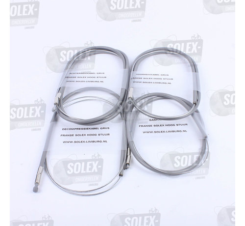 01. Kabel Satz französisches hohe Lenker Grau