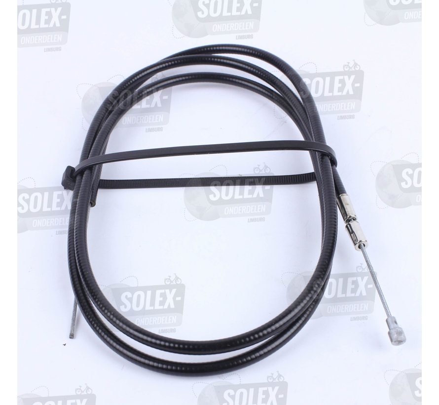 01. Kabel Bremse Vorne schwarz Solex. Länge 1.25m