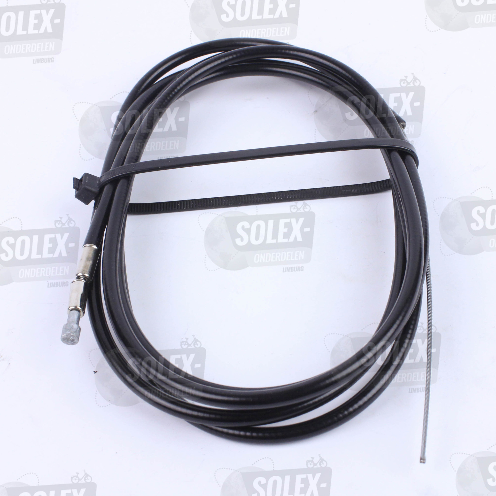 02. Kabel Bremse hinten schwarz Solex Länge 2m - Van de Ven Solex Verkoop  en Reparatie