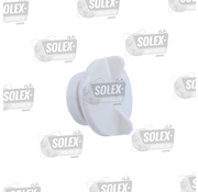 02. White filler cap with gasket for Solex