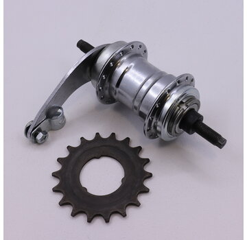 Back pedal hub complete 36 holes