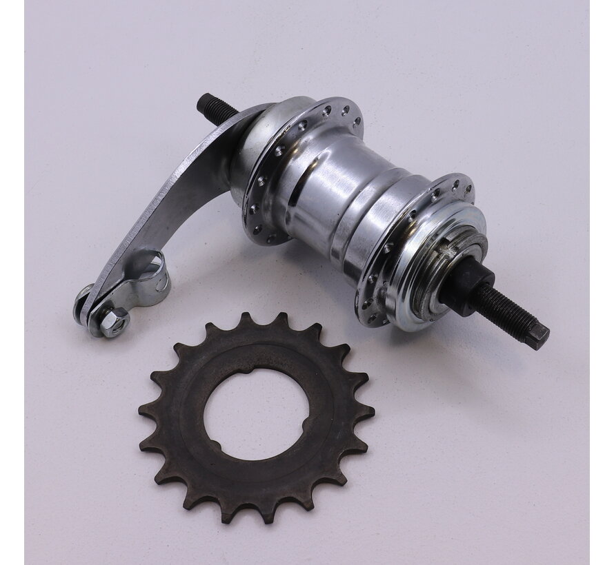 Back pedal hub complete 36 holes