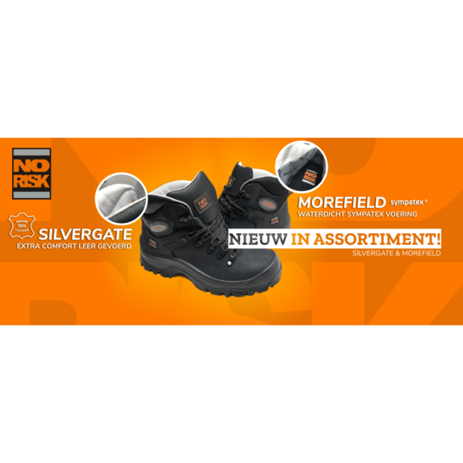No Risk Silvergate 6068.40 S3 leer gevoerd